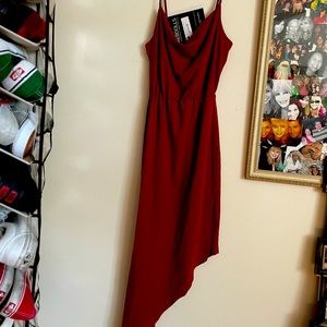 Rebdolls Burgundy maxi dress